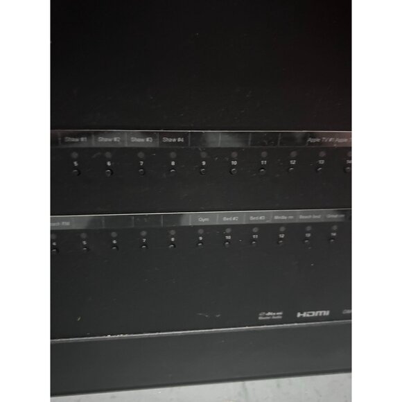 Crestron Digital Video Switcher With Cards Black DM-MD16X16 - Picture 6 of 16